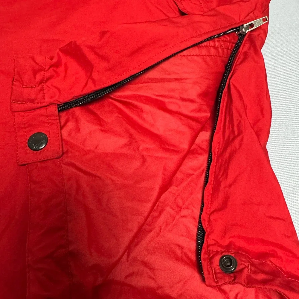 The North Face Hydrenaline Windbreaker Pullover Jacket Red Black Mens Medium Y2K
